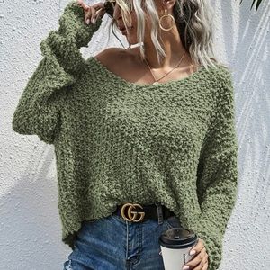Green sweater